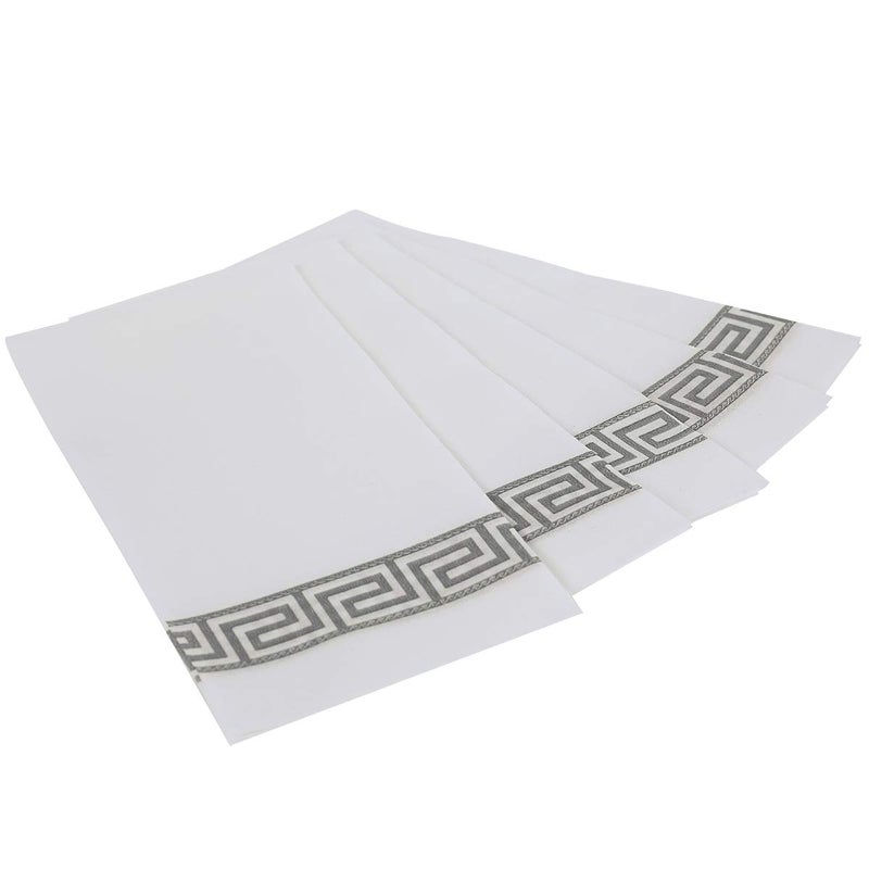 Vplus 200 PACK Guest Towels Disposable Bathroom, Decorative Bathroom Napkins, Soft and Absorbent Disposable Dinner Napkin Cloth Like for Kitchen, Weddings, Thanksgiving, Christmas Party - Image 4